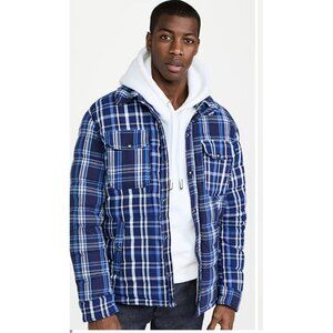 NWT Ralph Lauren Multi Plaid Wool Flannel Shirt Jacket Size Small/Medium Retail